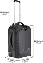 Neewer 10090736 2-in-1 Wheeled Camera Backpack