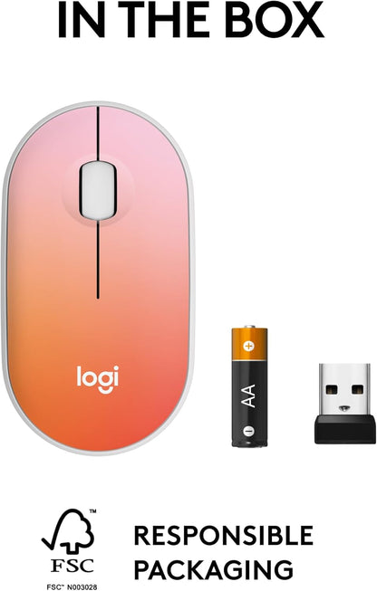 Logitech 910-007289 M340 Tropical Sunrise Silent Wireless Mouse