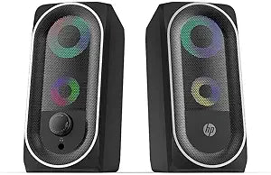 HP DHE-6001 2.0 Stereo Gaming Speaker RGB Backlight — main product image