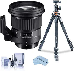 Sigma 105mm f/1.4 DG Art HSM Lens Canon Bundle