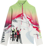 Spyder 38R123300 Girls Sunset 1/2 Zip T-Neck