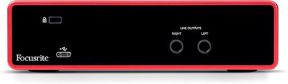 Focusrite Scarlett 2i2 Studio Bundle Audio Interface CR4-X Monitors