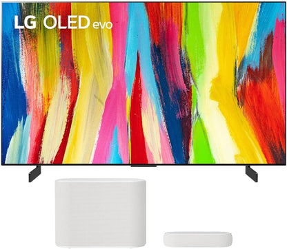 LG E52LGOLED77C2PUA 77" 4K OLED TV Soundbar Bundle