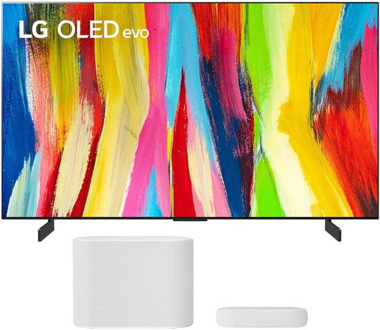 LG E52LGOLED77C2PUA 77" 4K OLED TV Soundbar Bundle