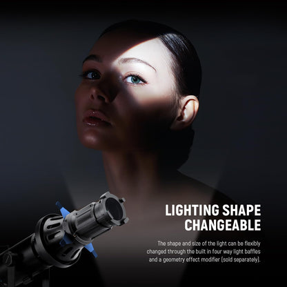 Neewer 90101355 Spotlight Snoot with Gobos & Gels