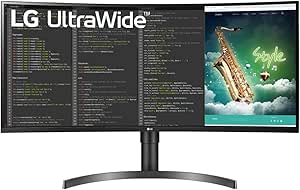 LG 35BN75C-B 35" UltraWide Curved Monitor (Renewed)