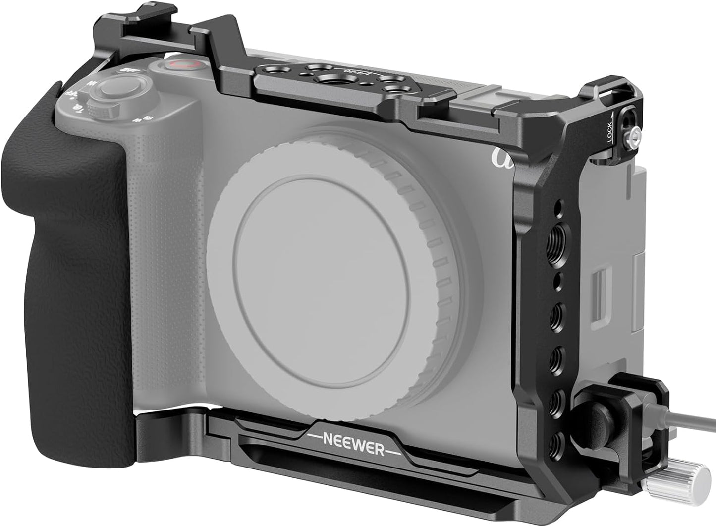 Neewer CA025S ZV-E1 Camera Cage - HDMI Clamp, Arca Base, Protective Rig