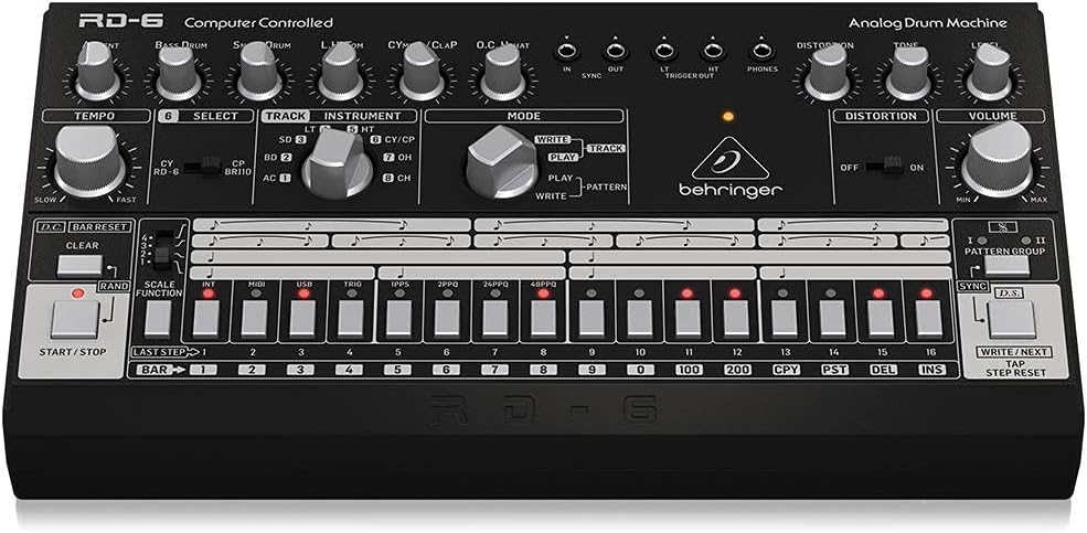 Behringer RD-6-BK: Electronic Drum Controller (Renewed)