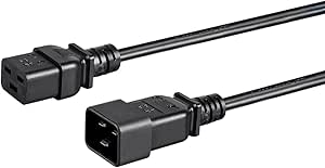 Monoprice 124203 6ft 16AWG IEC C19 to C20 Power Cord — main product image