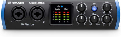 PreSonus Studio 24c-cr USB-C Audio Interface (Renewed)
