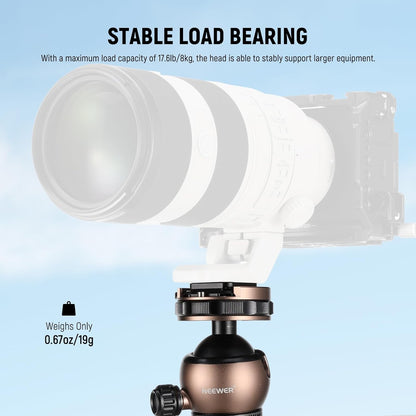 Neewer QPR-5 Quick Release Plate 38mm Arca-Type 2-Pack