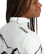Spyder 38B125318 Women's Figure 8 1/2 Zip Shirt