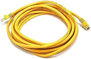 Monoprice 102148 14FT Cat5e Ethernet Network Cable - Yellow