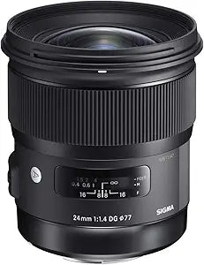 Sigma 401965 24mm F/1.4 DG HSM Art Lens Sony E-Mount