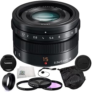 Panasonic H-X015K LUMIX G Leica 15mm f/1.7 Lens: Micro Four Thirds