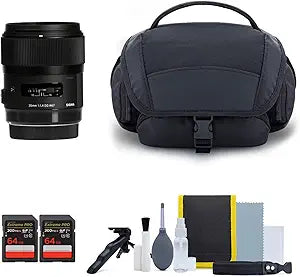 Sigma 35mm f/1.4 DG HSM Art Sony E-Mount Lens Bundle
