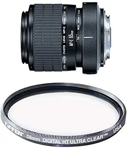 Canon MP-E 65mm f/2.8 1-5X Macro Lens Filter Bundle