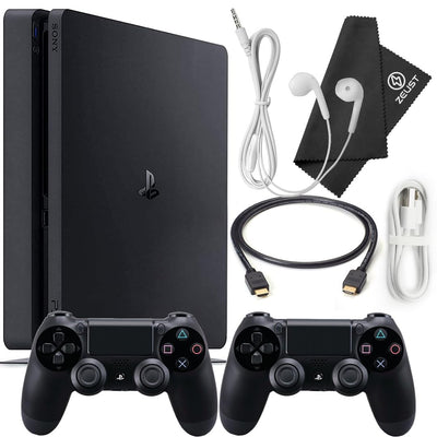 Sony CUH-2200 PlayStation 4 Slim 1TB Bundle (Renewed)
