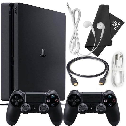 Sony CUH-2200 PlayStation 4 Slim 1TB Bundle (Renewed)
