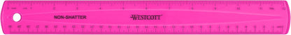 Westcott 14381 Shatterproof 12-Inch Ruler