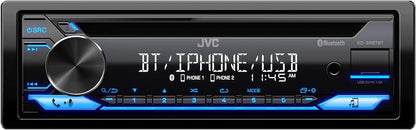 JVC KD-SR87BT Bluetooth CD Car Stereo Receiver - USB, 13-Band EQ
