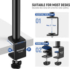 Neewer 10101878 Extendable Camera Desk Mount with Ball Head