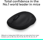 Logitech M185 Wireless Mouse Black Ambidextrous USB