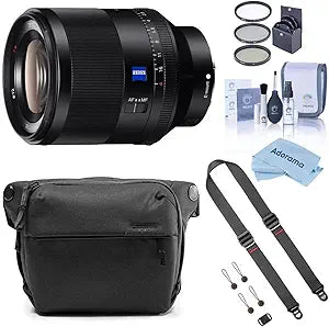 Sony Planar T* FE 50mm F1.4 ZA Lens Bundle