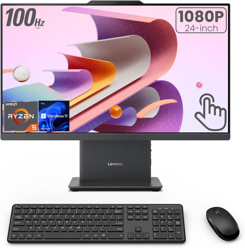 Lenovo 24ARR9 Ryzen 5 AIO Desktop Touchscreen — main product image