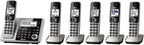 Panasonic KX-TGF375S Bluetooth 6-Handset Cordless Phone