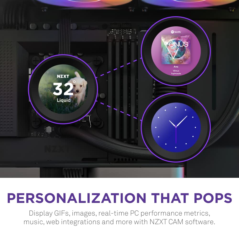 NZXT RL-KR24E-B1 Kraken Elite 240 RGB Liquid Cooler