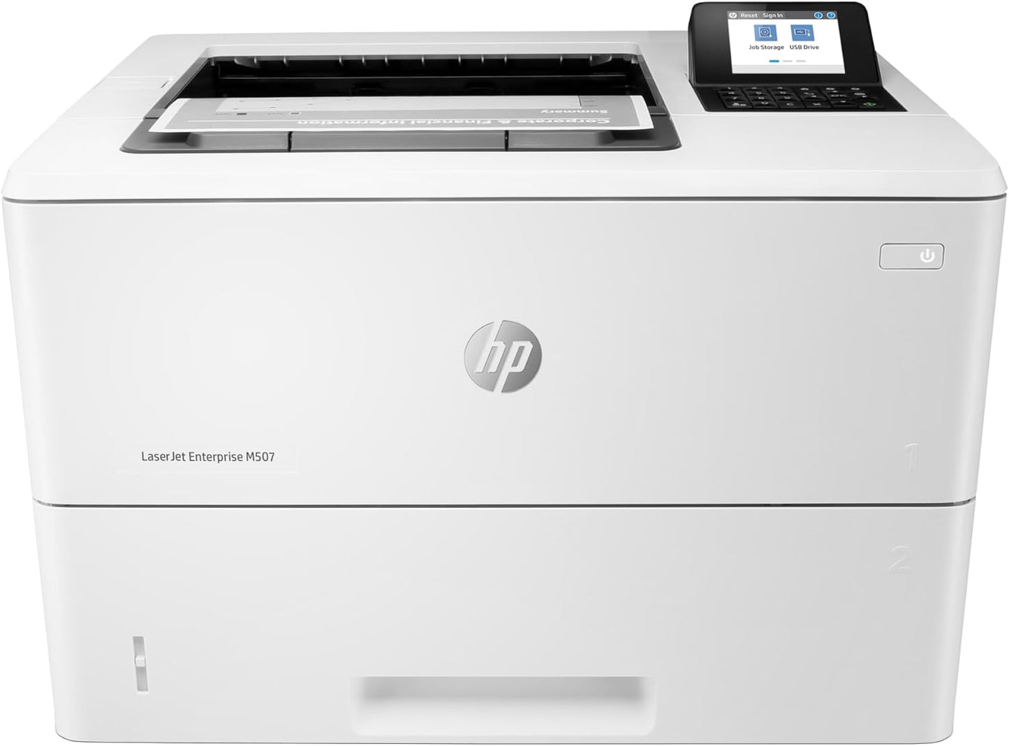 HP M507dn LaserJet Enterprise Printer - Monochrome, Duplex, Ethernet