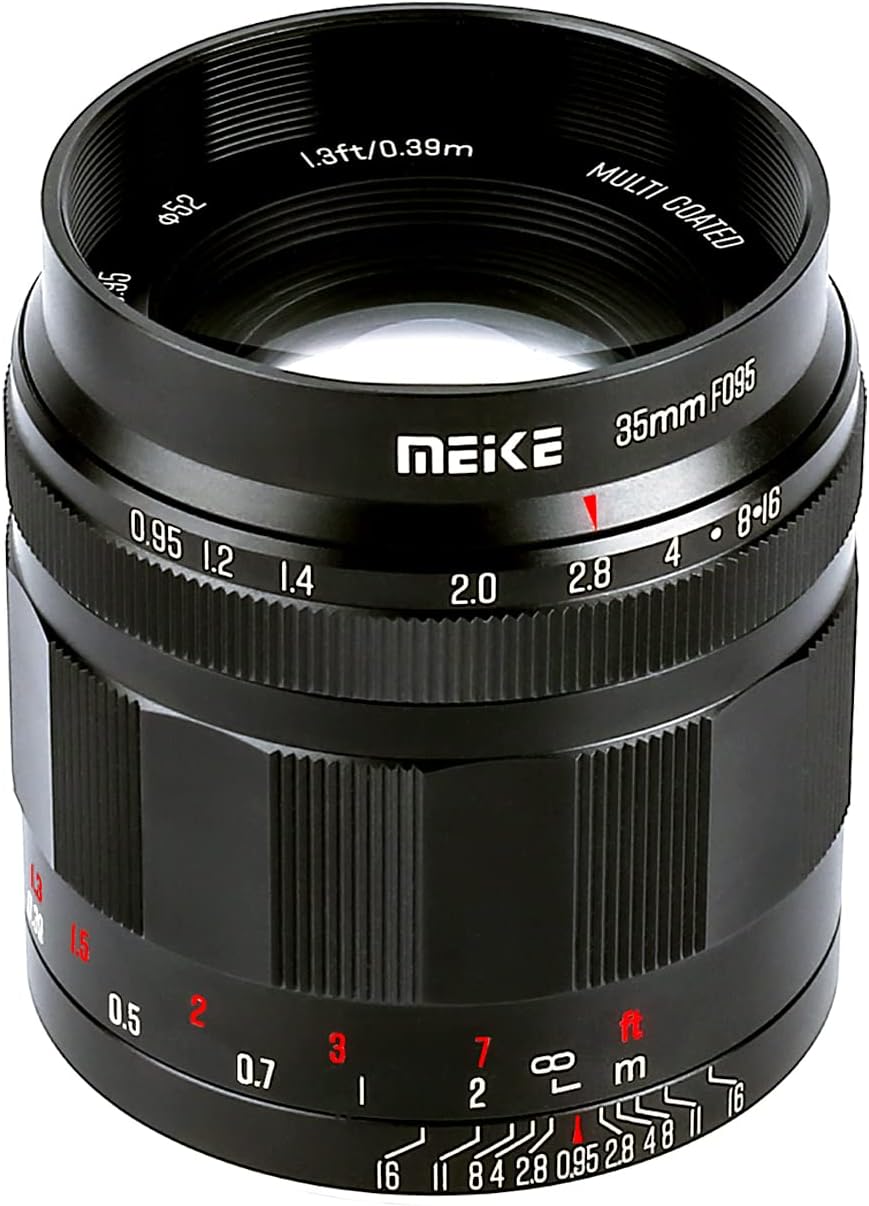 Meike 35mm f/0.95 Lens - MFT Mount Manual Focus