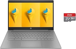 HP 14" Chromebook Celeron 128GB Student Laptop