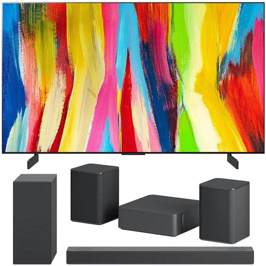 LG E76LGOLED48C2PUA 48" OLED Evo TV Bundle
