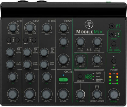 Mackie MobileMix 8-Channel Streaming Mixer Bundle
