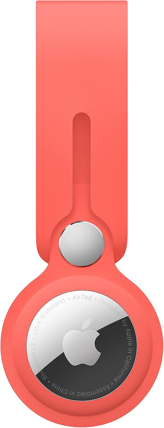 Apple MLYY3ZM/A AirTag Loop Pink Citrus Keyring