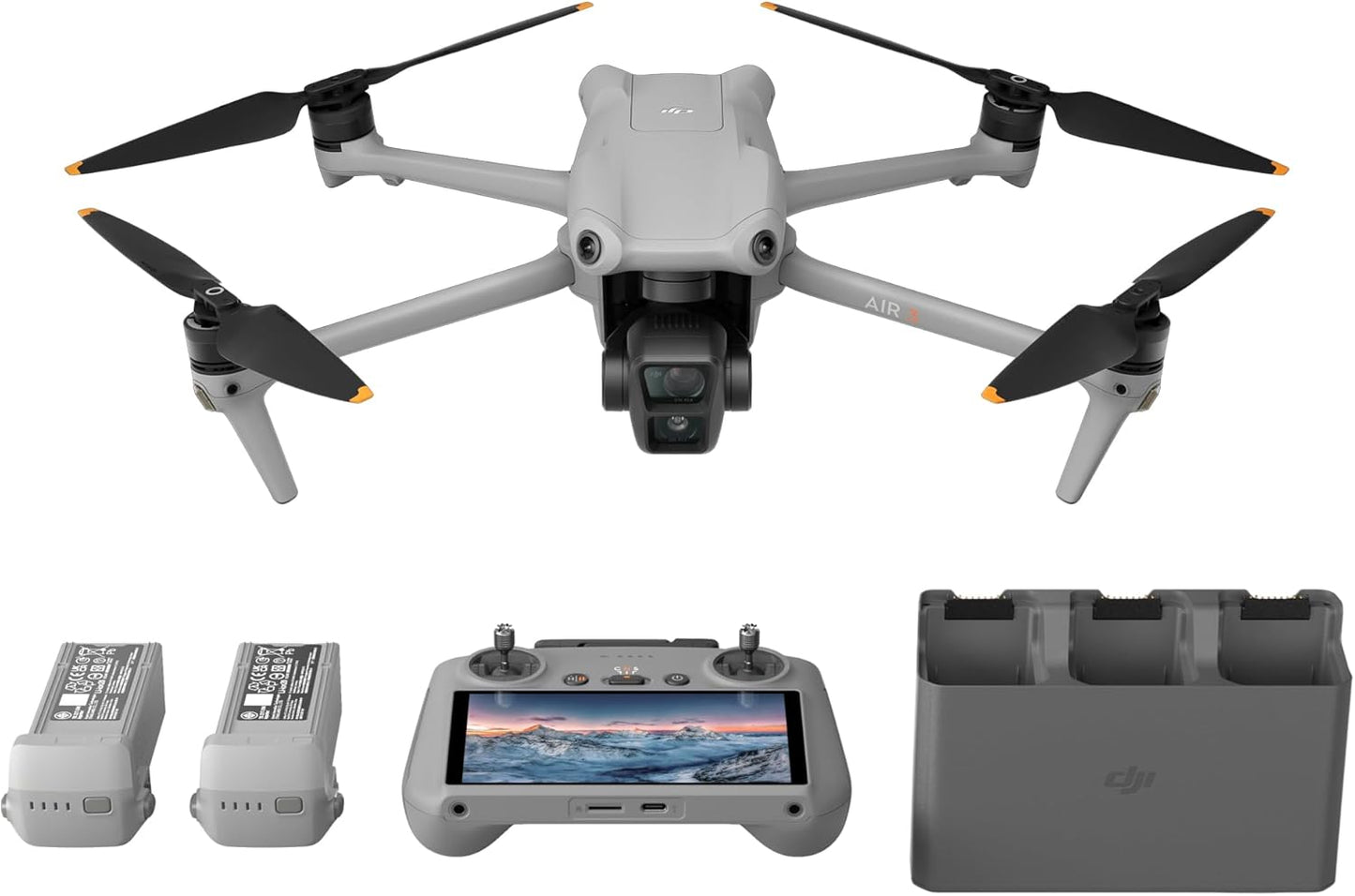 DJI CP.MA.00000693.04 Air 3 Fly More Combo with RC 2 4K Drone