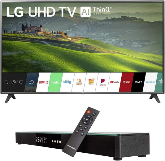 LG E2LG75UM6970 75-inch 4K UHD Smart TV Bundle