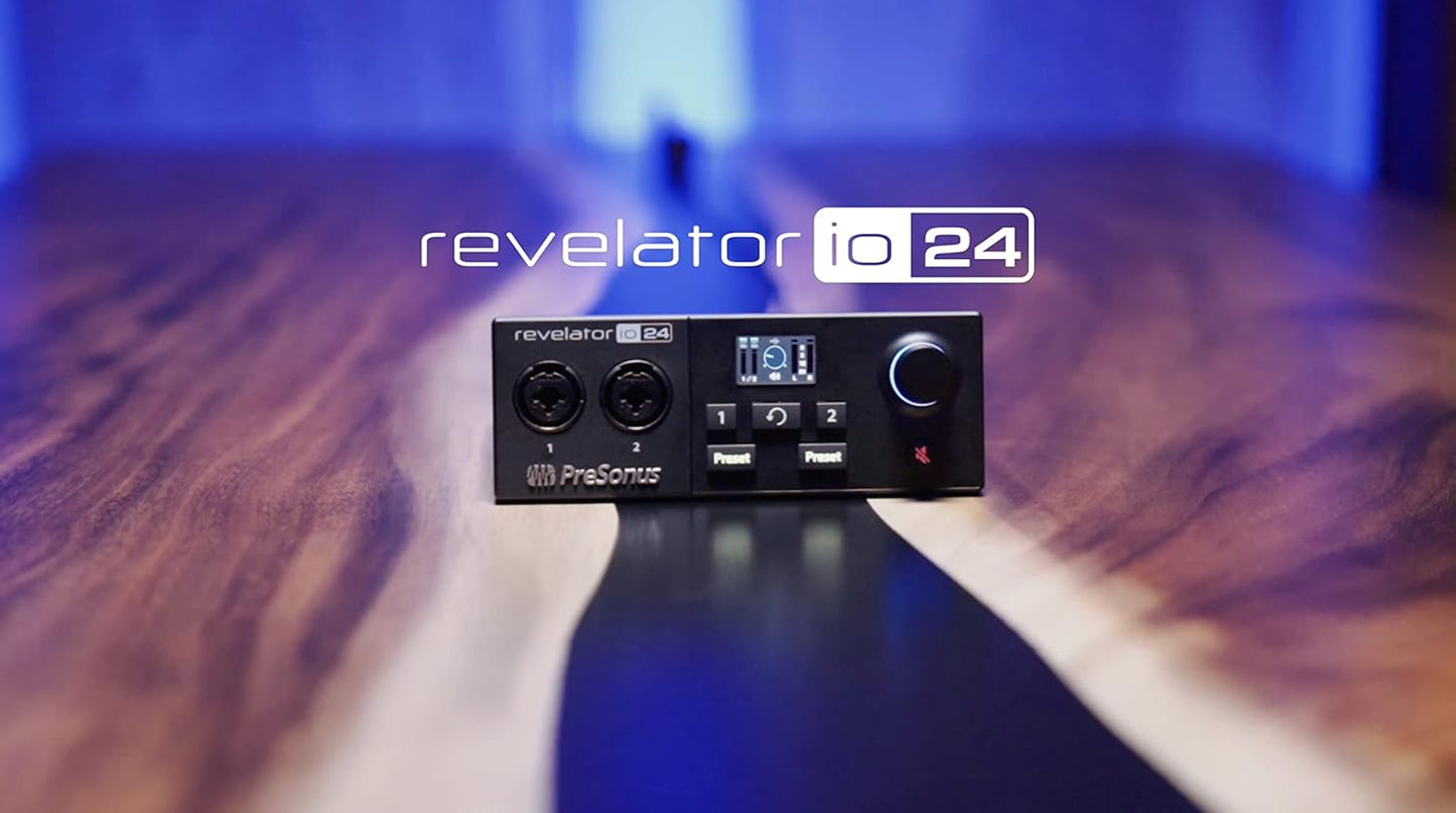 PreSonus Revelator io24 USB-C Audio Interface - Streaming, Podcasting