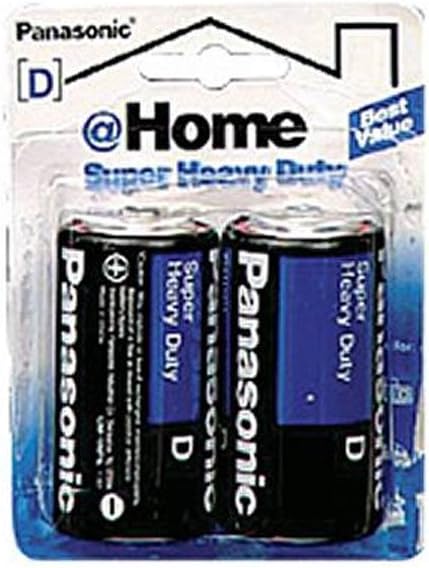 Panasonic UM-1NPA/2B Super Heavy Duty D Batteries 2-Pack