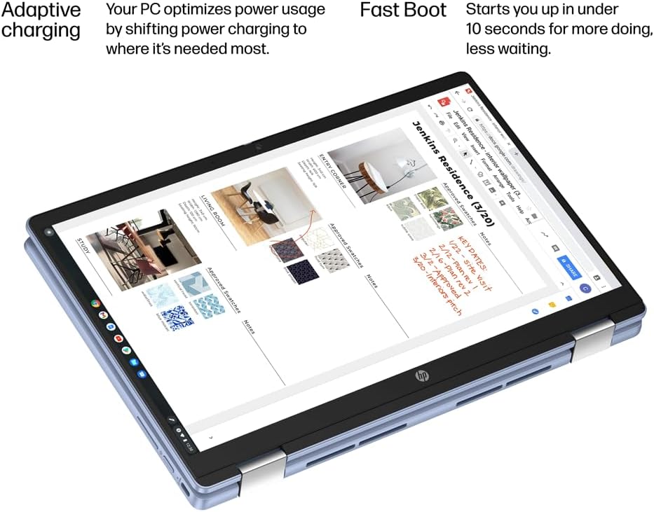 HP HP Chromebook X360 14b 2-in-1 Laptop Bundle