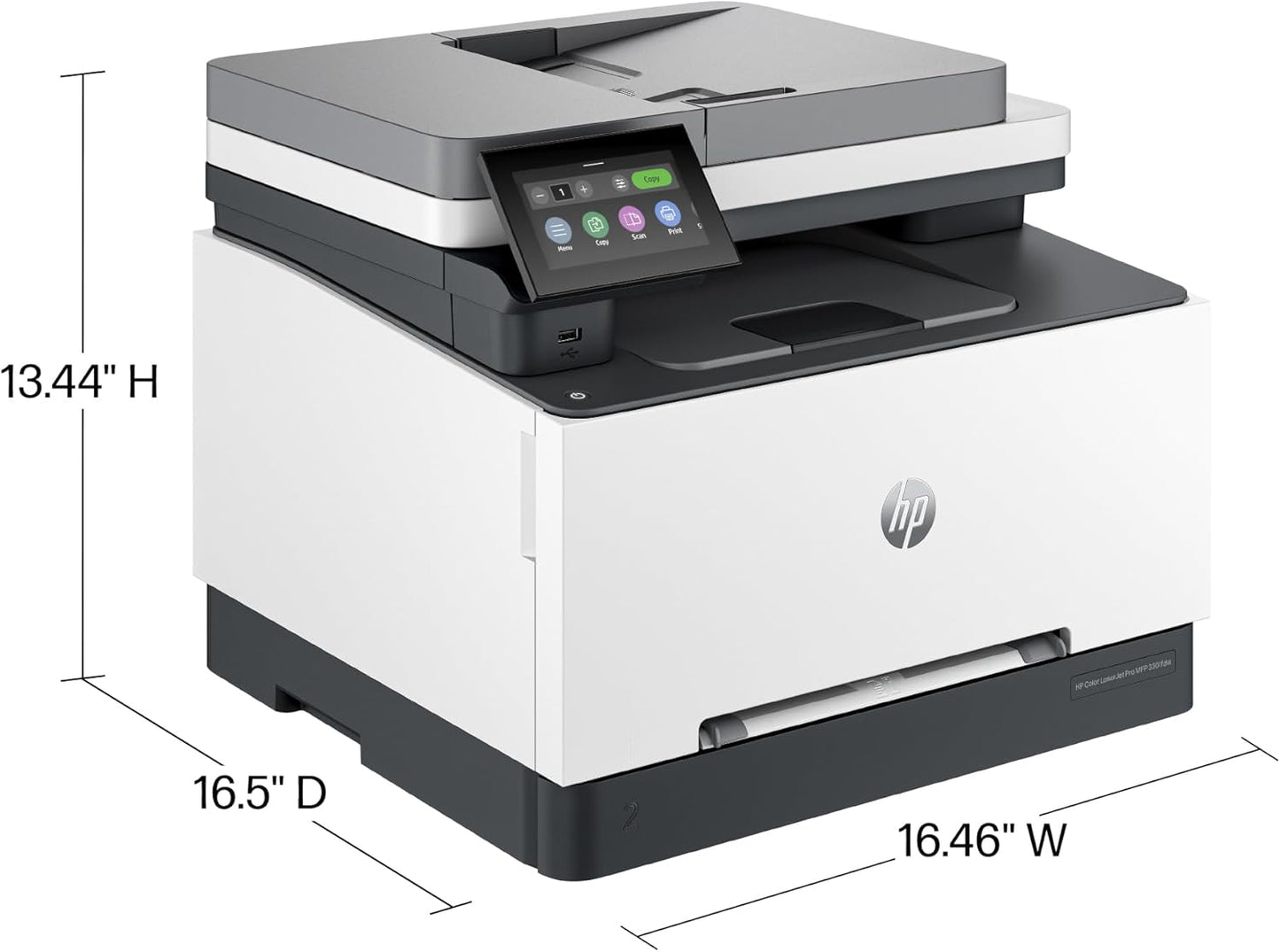 HP 499Q5F#BGJ Color LaserJet Pro MFP 3301fdw Wireless Printer