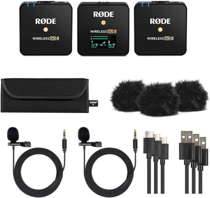 Rode Wireless GO II Dual Channel Microphone System + Lavalier