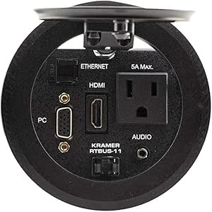 Kramer Electronics RTBUS-11 Round Table Mount Multi-Connection