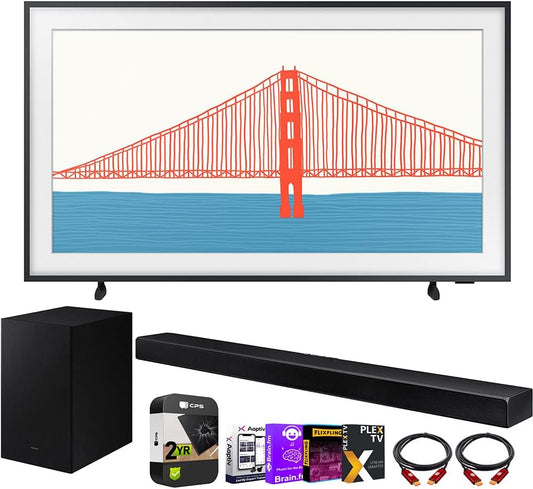 Samsung E18SAMQN50LS03AA 50" The Frame QLED TV Bundle