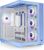 Thermaltake CA-1Z2-00MFWN-00 View 380 TG ARGB Hydrangea Blue ATX Case
