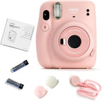 Fujifilm Instax Mini 11 Blush Pink Camera Bundle