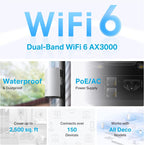 TP-Link Deco X50-Outdoor AX3000 Mesh WiFi 6 (Renewed)