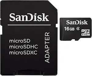 SanDisk SDSDQM-016G-B35A 16GB Mobile Class4 MicroSDHC Card — main product image